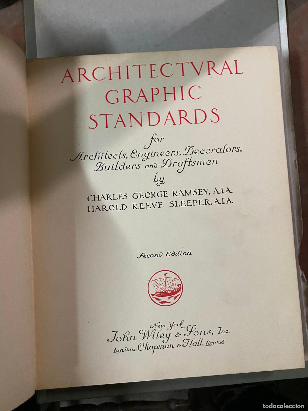 Libros de segunda mano: Architectural Graphic Standards: For Architects, Engineers, Decorators, Builders And Draftsmaen Rams - Foto 3