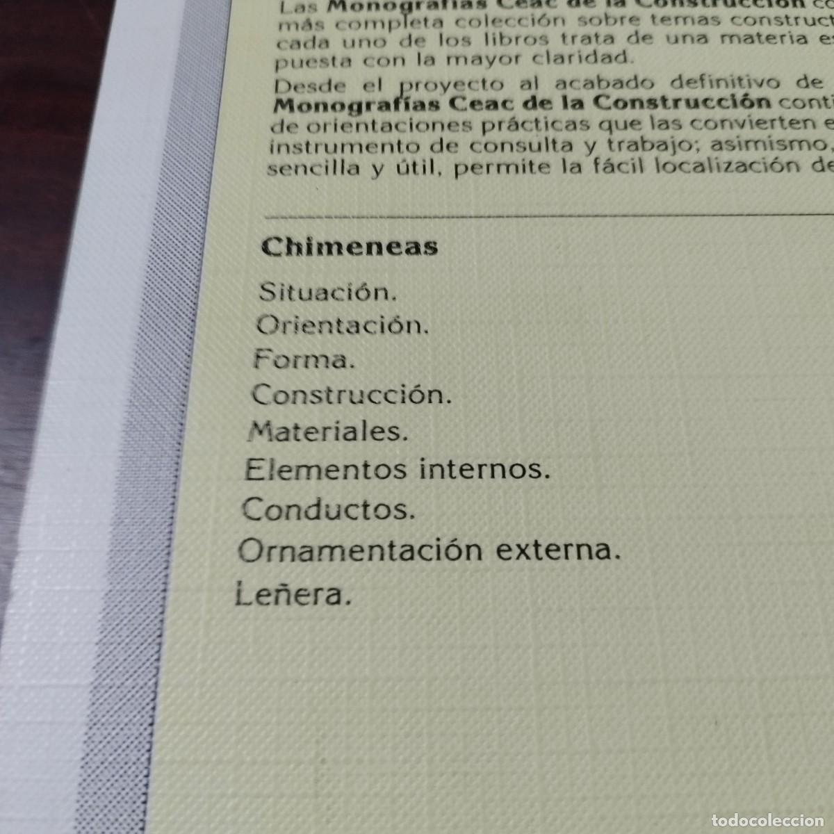 Libros de segunda mano: CHIMENEAS / JUAN DE CUSA RAMOS / PU-GUI-2 / CEAC - Foto 7