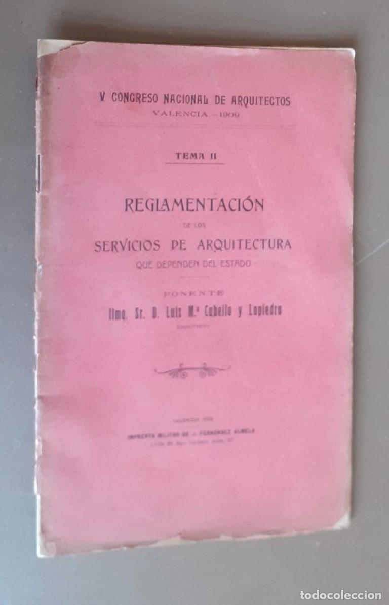 Second hand books: Reglamentaci&oacute;n de los servicios de arquitectura que depende del estado Ponente Luis M&ordf; Cabello y Lap