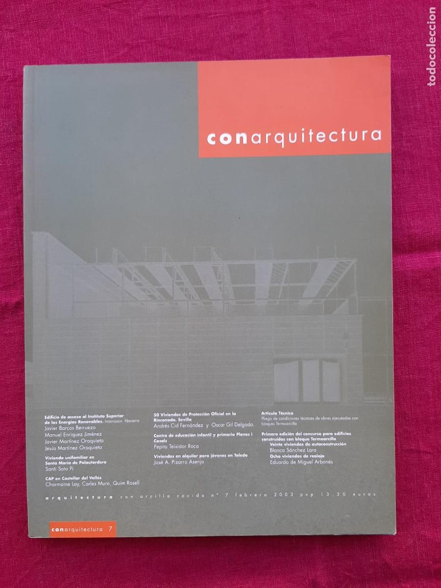 Libros de segunda mano: Conarquitectura, N&ordm; 7 - Vv. Aa. - Foto 1