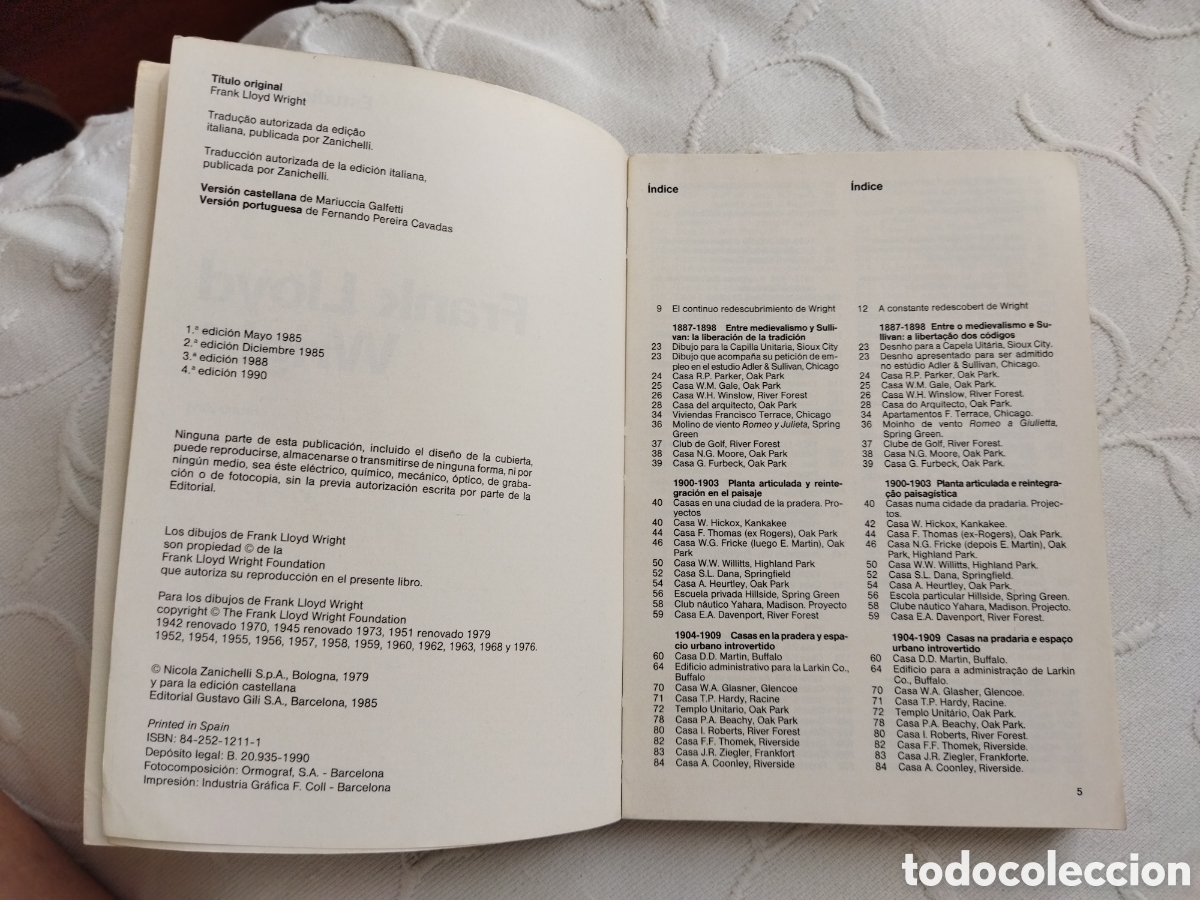 Libros de segunda mano: Frank Lloyd Wright / Zevi, Bruno - Foto 2