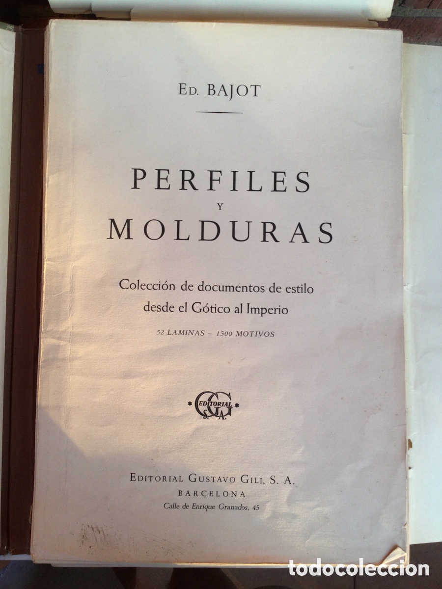 Libros de segunda mano: Perfiles y molduras 1954 - Foto 3