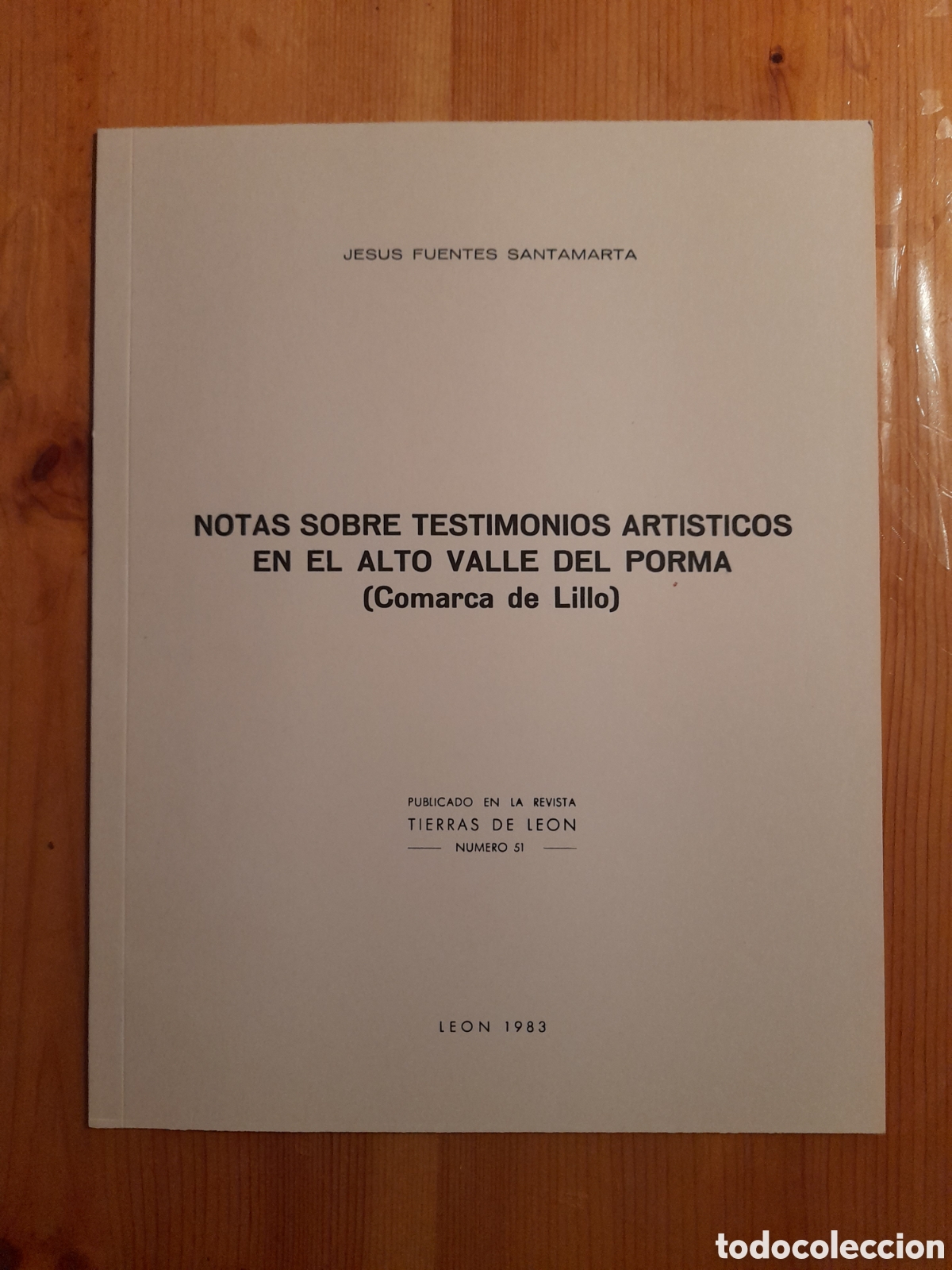 Libros de segunda mano: Notas sobre testimonios art&iacute;sticos en el Alto Valle del Porma (Comarca de Lillo, Le&oacute;n) - Foto 1