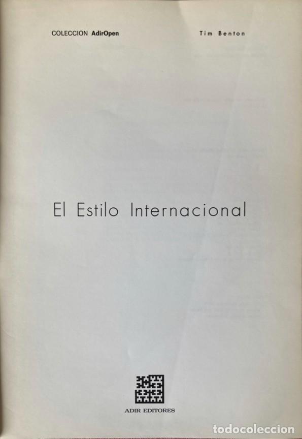 Libros de segunda mano: El estilo Internacional | Tim Benton - Foto 2