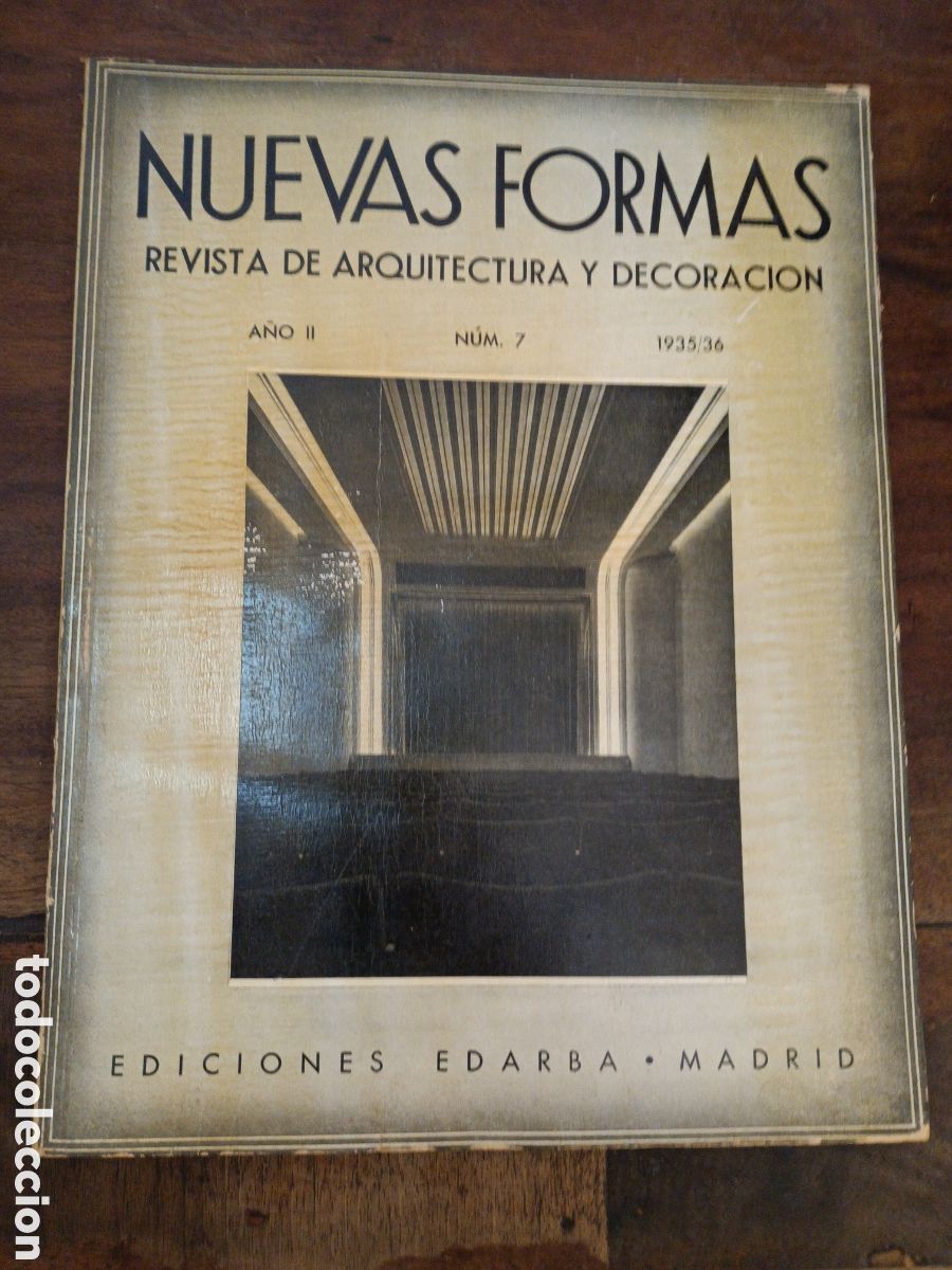 Libros de segunda mano: NUEVAS FORMAS. REVISTA DE ARQUITECTURA Y DECORACI&Oacute;N. A&Ntilde;O II. N&ordm; 7. EDARBA. MADRID, 1935/36. REVISTA