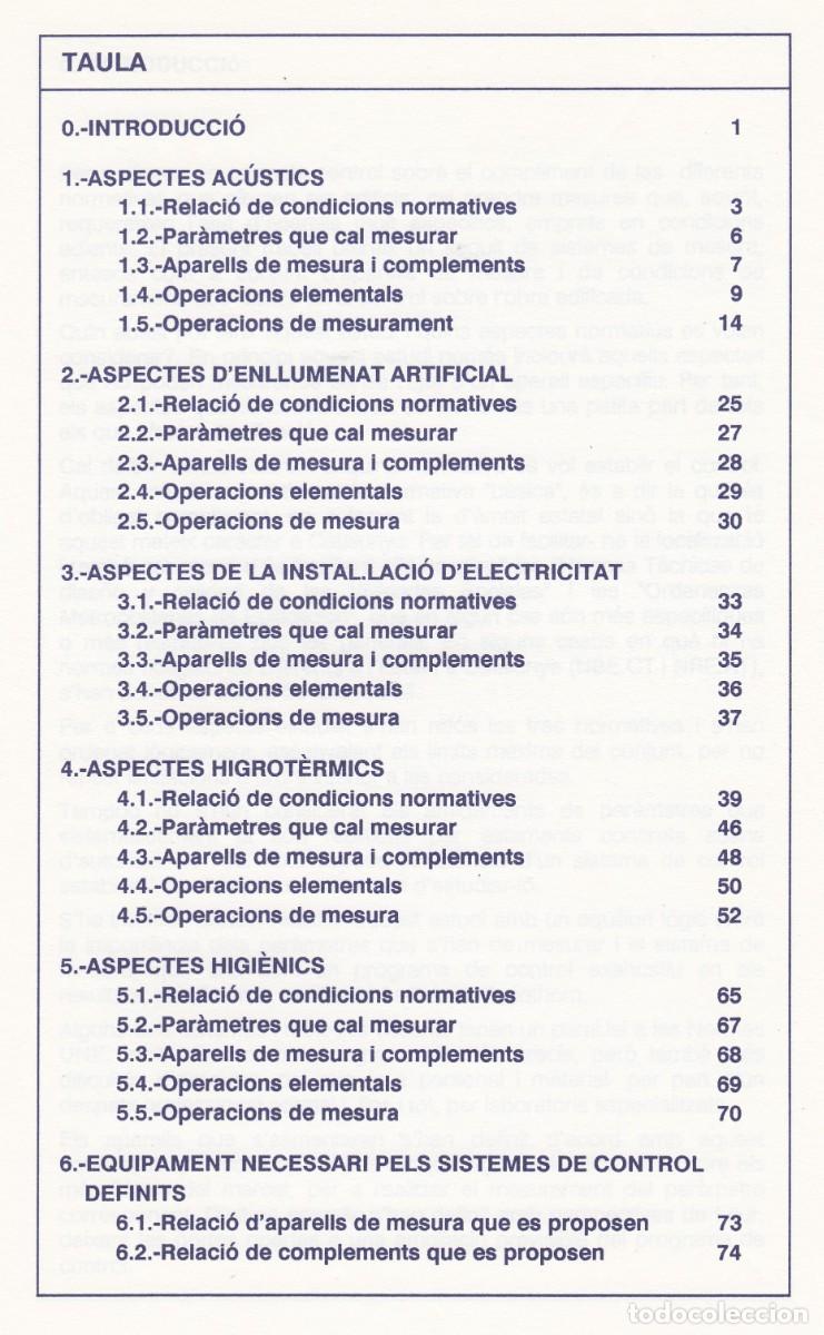 Libros de segunda mano: MANUAL DE SISTEMES PR&Agrave;CTICS DE CONTROL DOBRA EDIFICADA. Narc&iacute;s Roig i Jover. Edici&oacute;: ITEC, 1989. - Foto 2