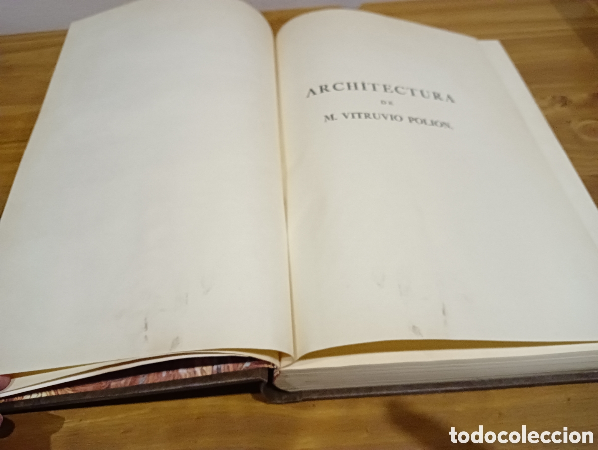 Libros de segunda mano: Vitruvio. Architectura - Foto 5