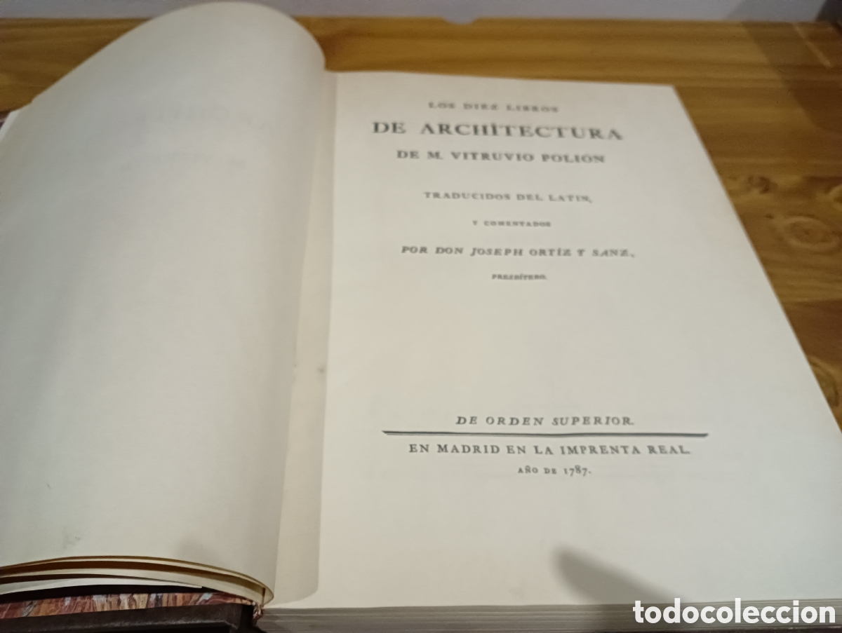 Libros de segunda mano: Vitruvio. Architectura - Foto 6