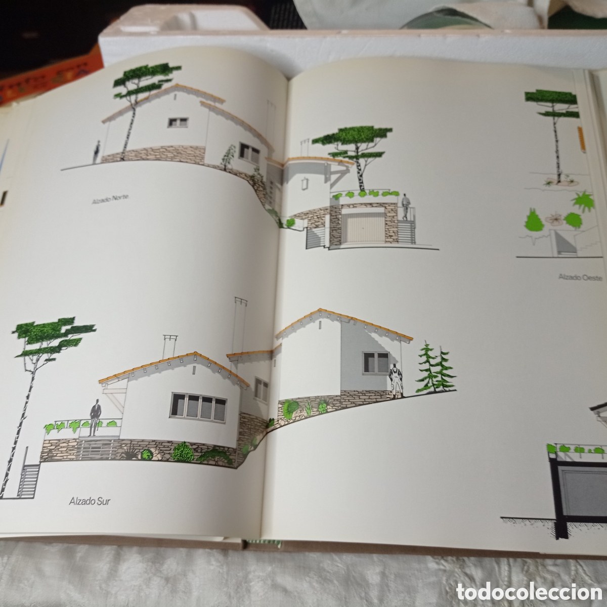 Libros de segunda mano: ARQUITECTURA,PROYECTOS DE CHALETS,GRAN FORMATO,CEAC - Foto 4