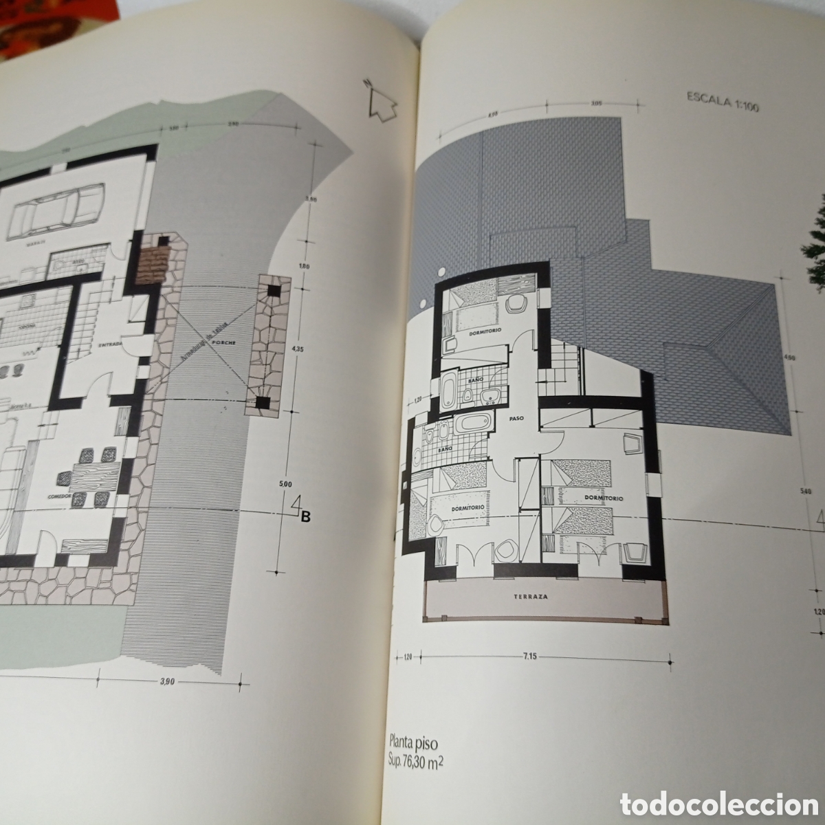 Libros de segunda mano: ARQUITECTURA,PROYECTOS DE CHALETS,GRAN FORMATO,CEAC - Foto 5