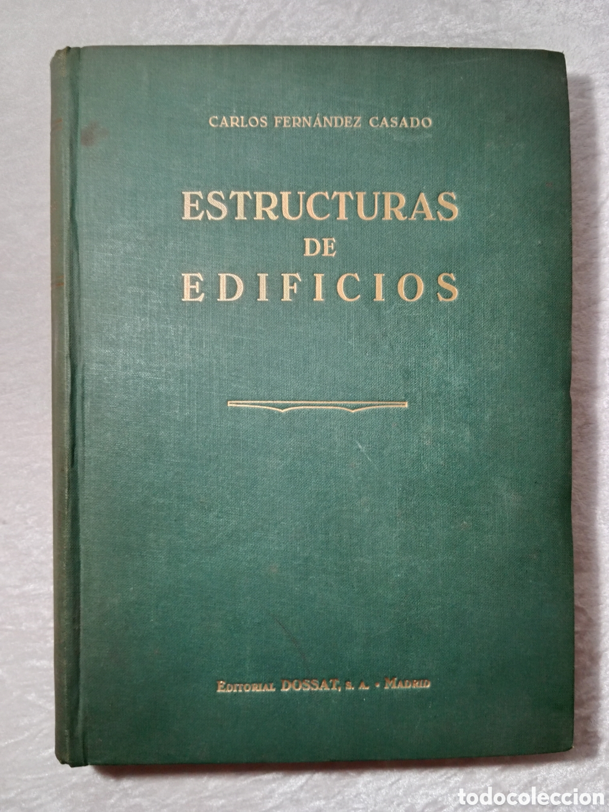 Libros de segunda mano: ESTRUCTURAS DE EDIFICIOS, SEGUNDA PARTE, FORMULARIO Y EJEMPLOS, CARLOS FERN&Aacute;NDEZ CASADO - Foto 1