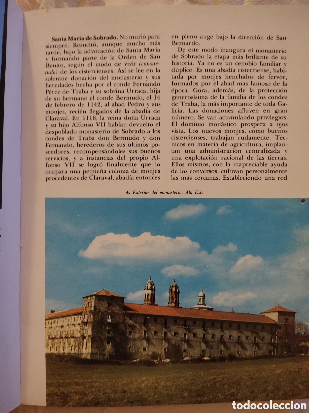 Libros de segunda mano: El monasterio de santa Mar&iacute;a de Sobrado - Foto 4