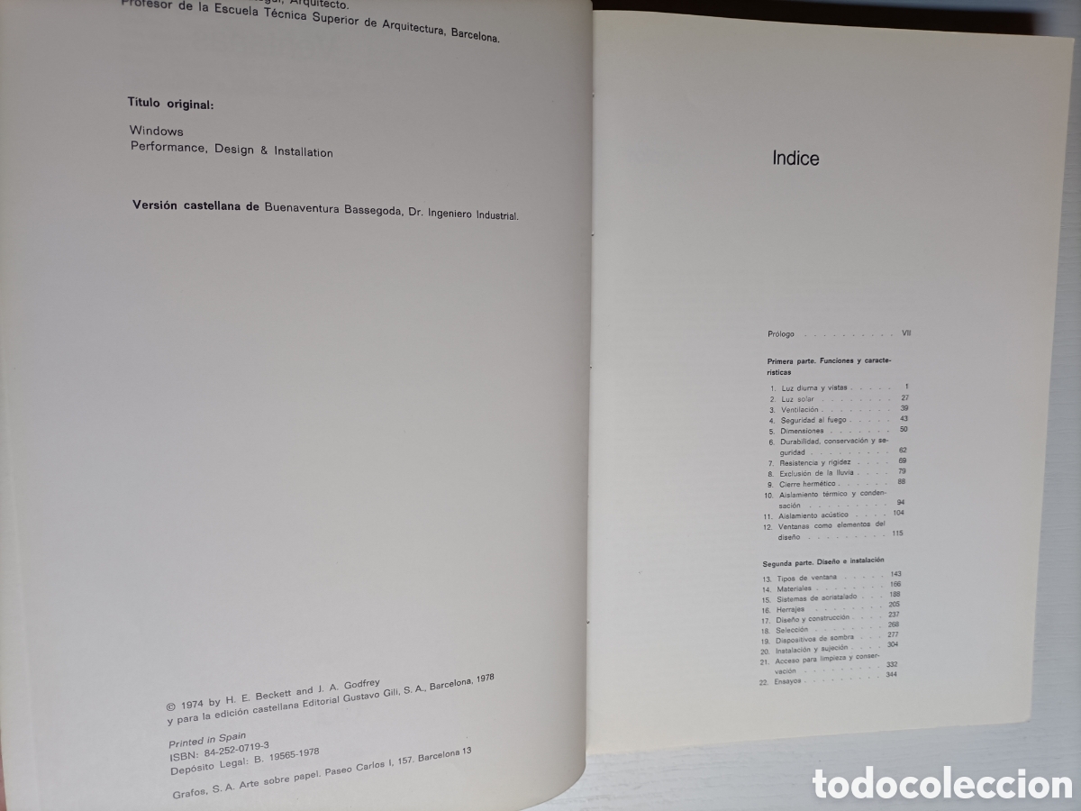 Libros de segunda mano: Ventanas. Funci&oacute;n dise&ntilde;o e instalaci&oacute;n H.E.Beckdtt. - Foto 9