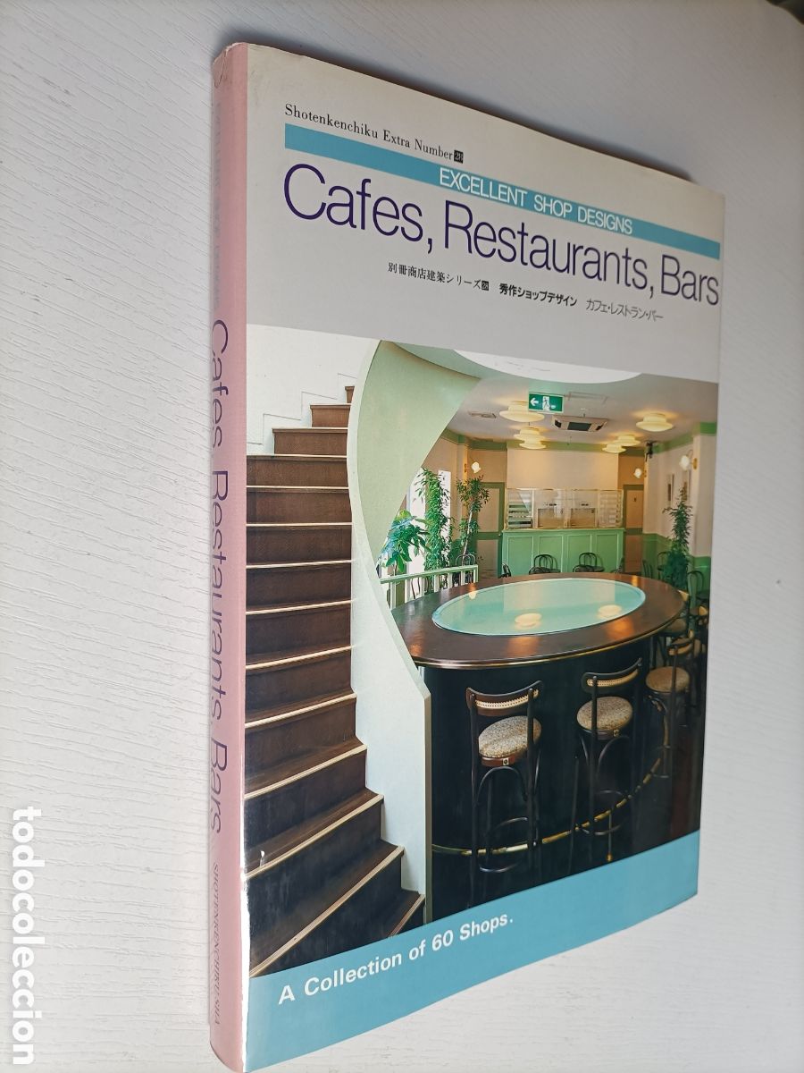 Libros de segunda mano: Caf&eacute;s Restaurants Bars Excellent shop Designs. Shotenkenchiku Extra numbers 28