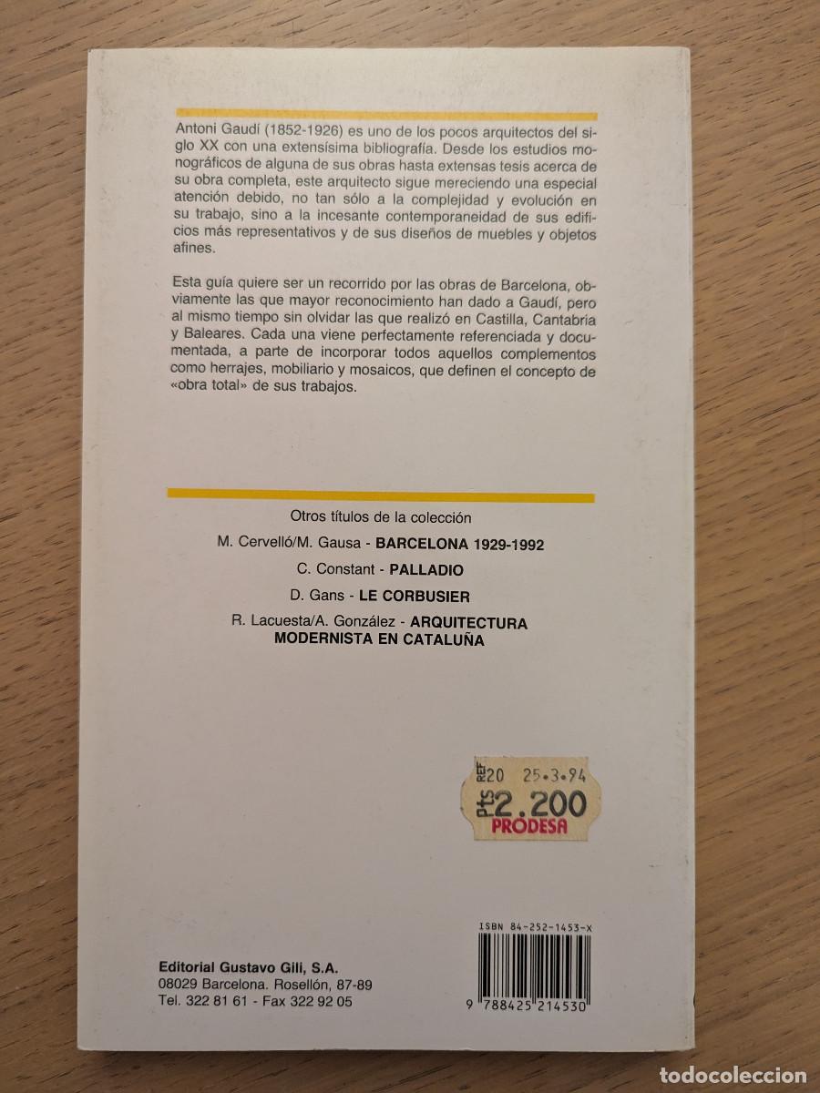 Libros de segunda mano: GAUDI Xavier Guell // - Foto 2