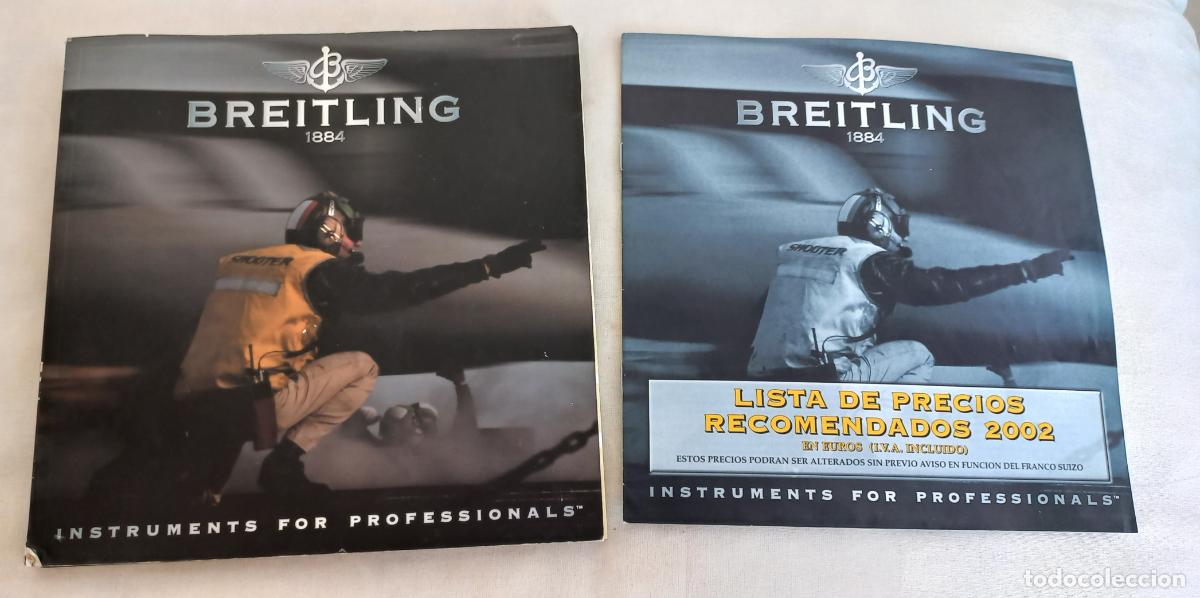 Libros de segunda mano: 2002 CATALOGO + LISTA DE PRECIOS DE RELOJES BREITLING - CHRONOLOG 02.