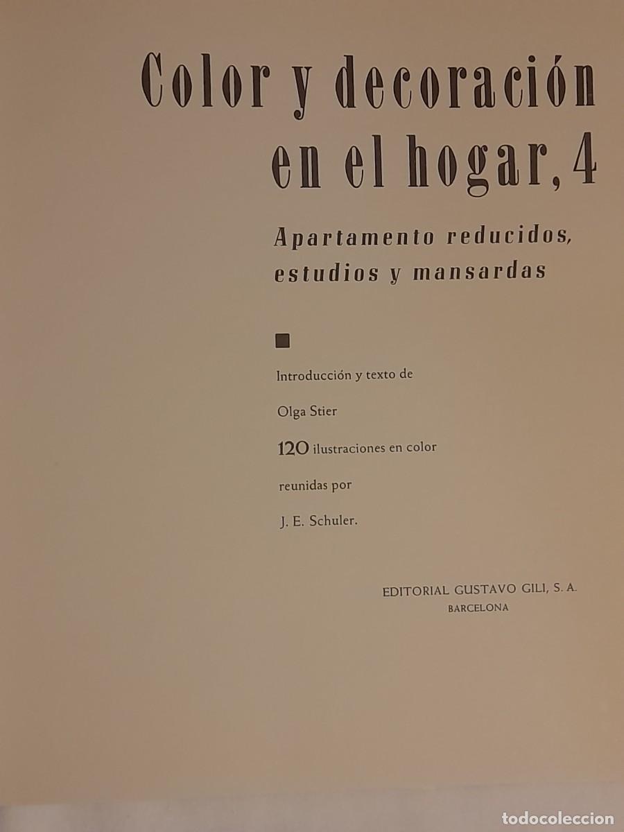 Libros de segunda mano: COLOR Y DECORACION EN EL HOGAR, 4 - Foto 5