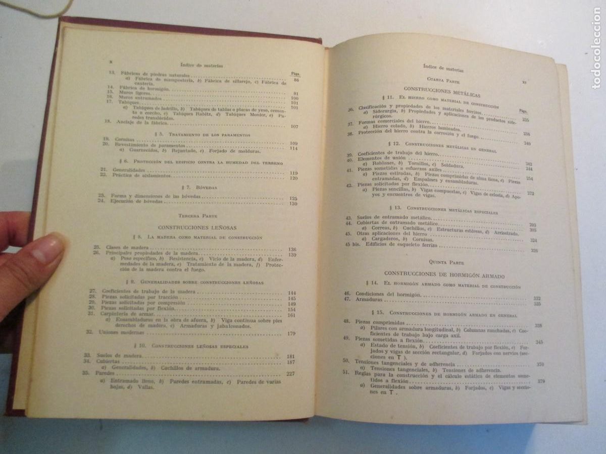 Libros de segunda mano: SCHINDLER-BASSEGODA Tratado moderno de construcci&oacute;n de edificios W30452 - Foto 3