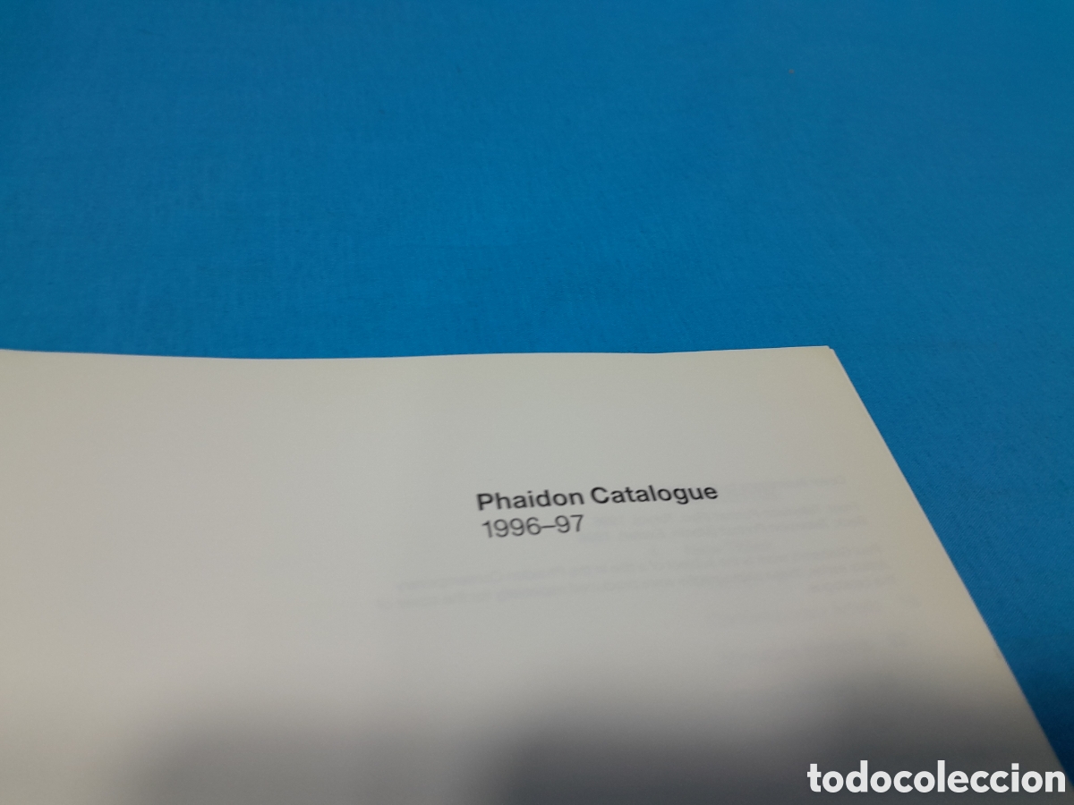 Libros de segunda mano: PHAIDON CATALOGUE - 1996-1997 - Foto 3