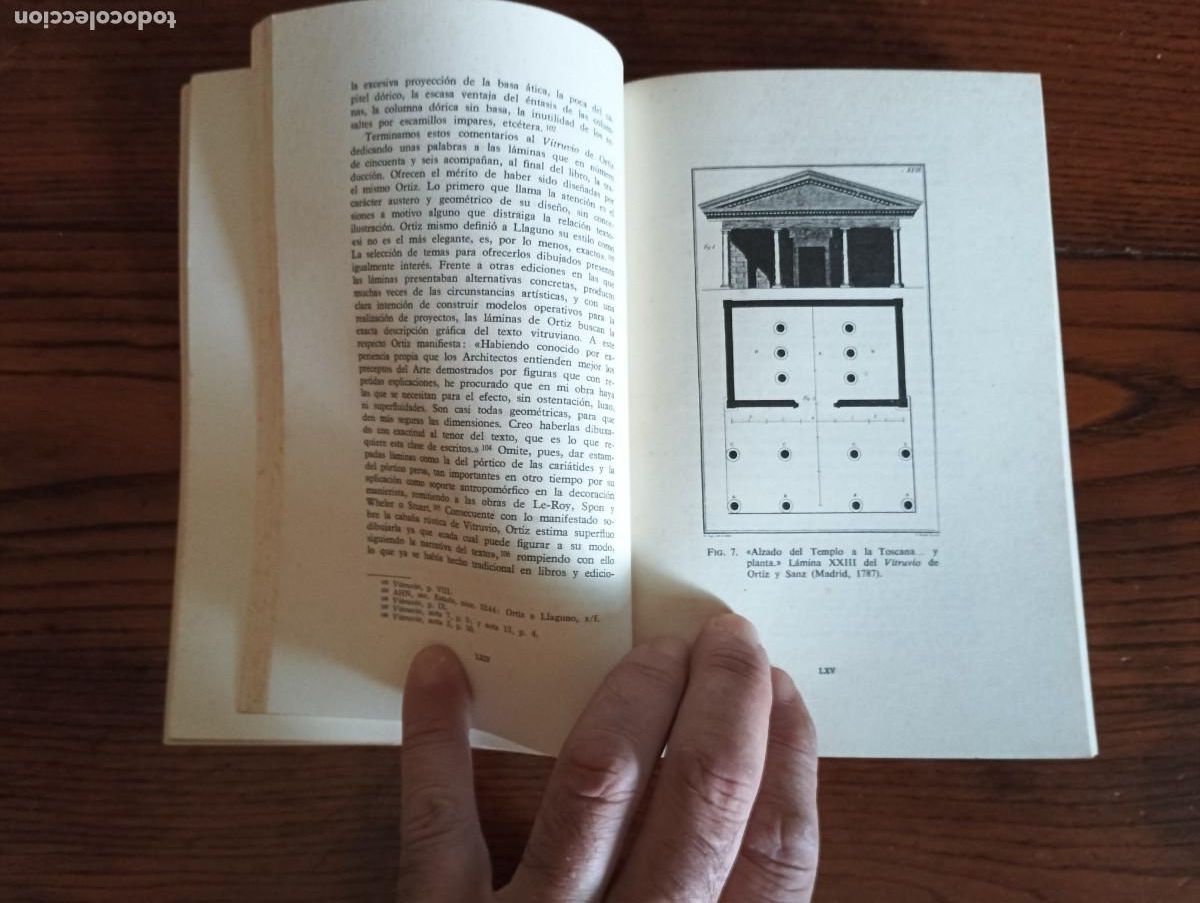 Libros de segunda mano: Compendio de los diez libros de Vitrubio.FACSIMIL.1981. - Foto 3