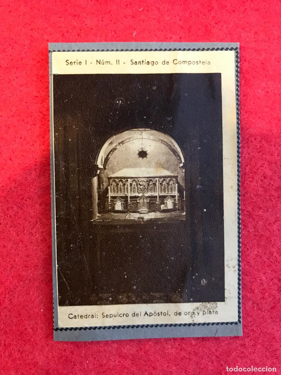 Livres d'occasion: CROMO DE ESTAMPAS DE GALICIA (KSADO) SERIE 1, N&ordm; 2. SANTIAGO. PEGADO AL CART&Oacute;N ORIGINAL. 9x6cm