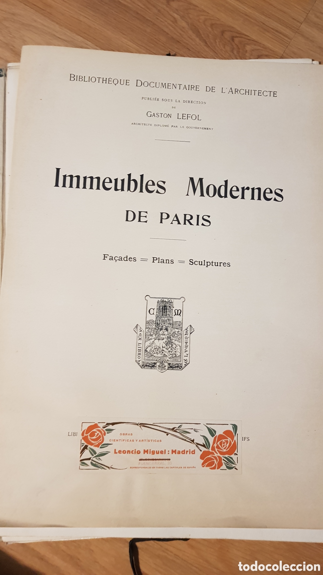 Libros de segunda mano: Edificios modernistas en paris. Immeubles modernes de paris. - Foto 7