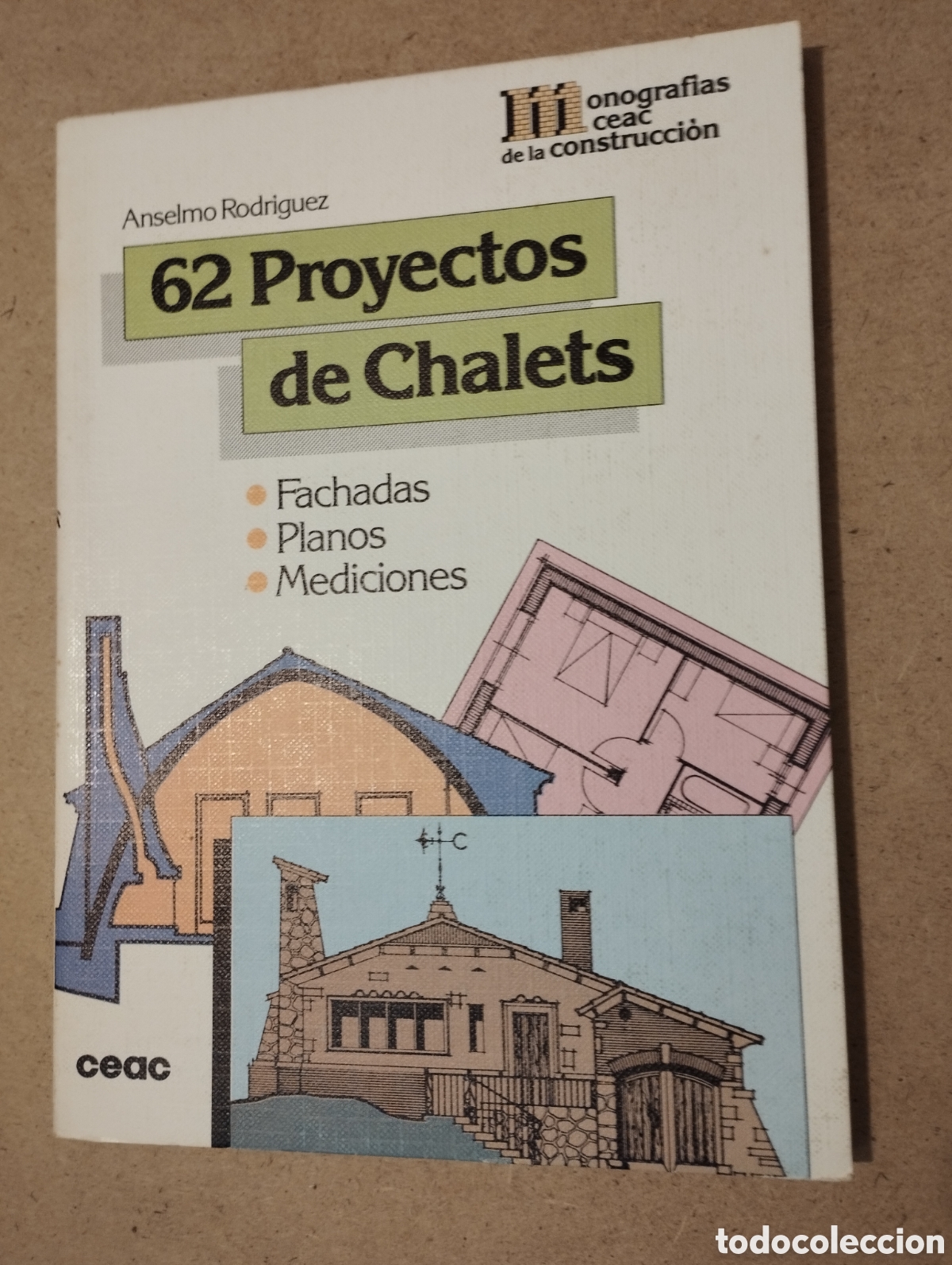 Libros de segunda mano: 62 PROYECTOS DE CHALETS (ANSELMO RODR&Iacute;GUEZ) - Foto 1
