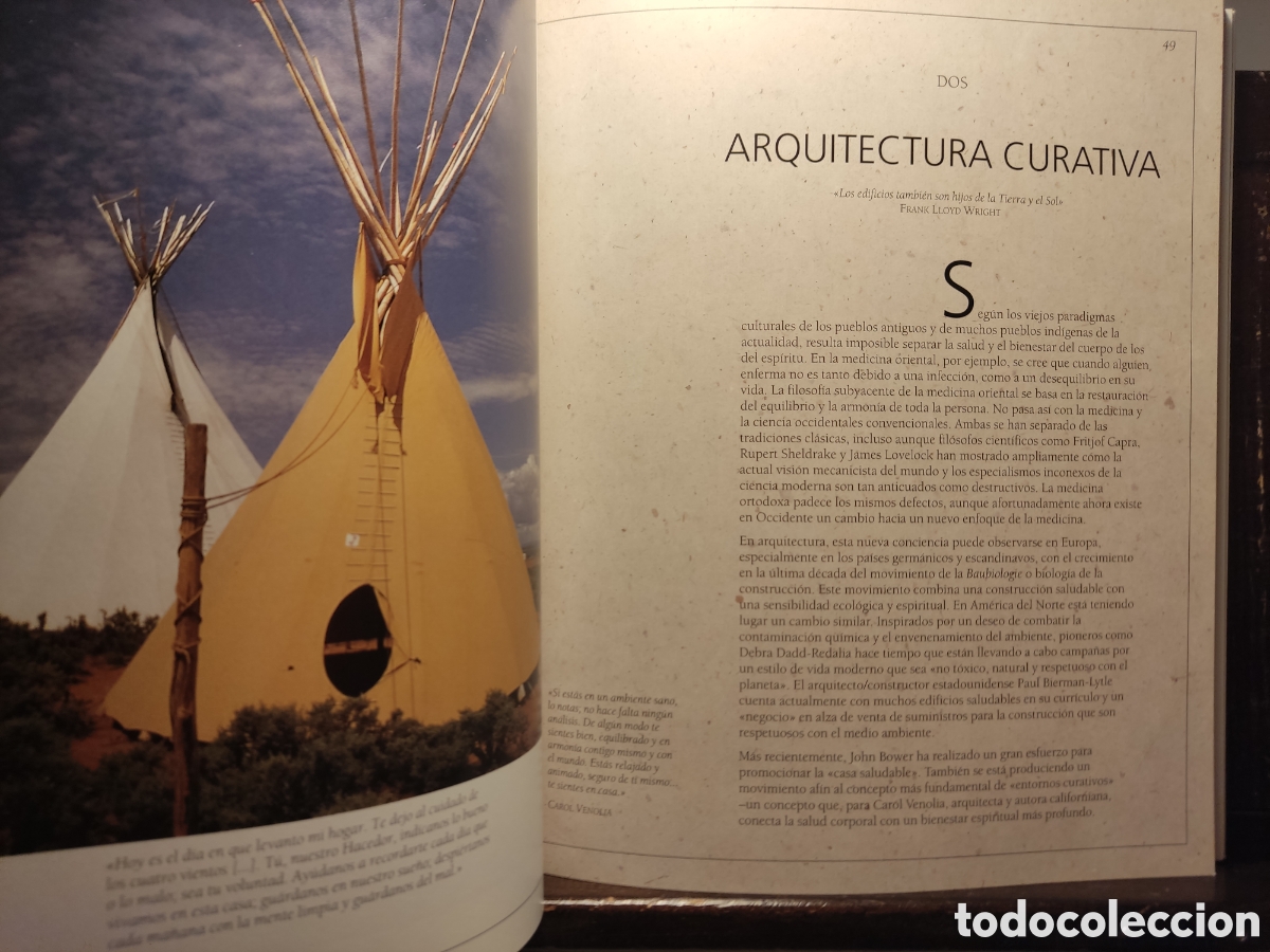 Libros de segunda mano: El libro de la arquitectura natural/ David Pearson/ Integral, 1994 - Foto 5