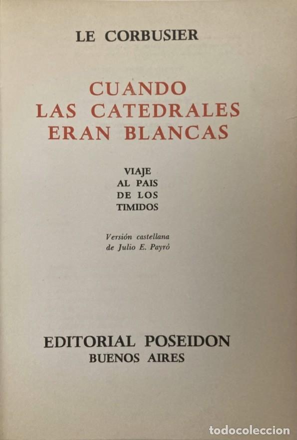 Libros de segunda mano: Cuando la Catedrales eran blancas - Foto 2