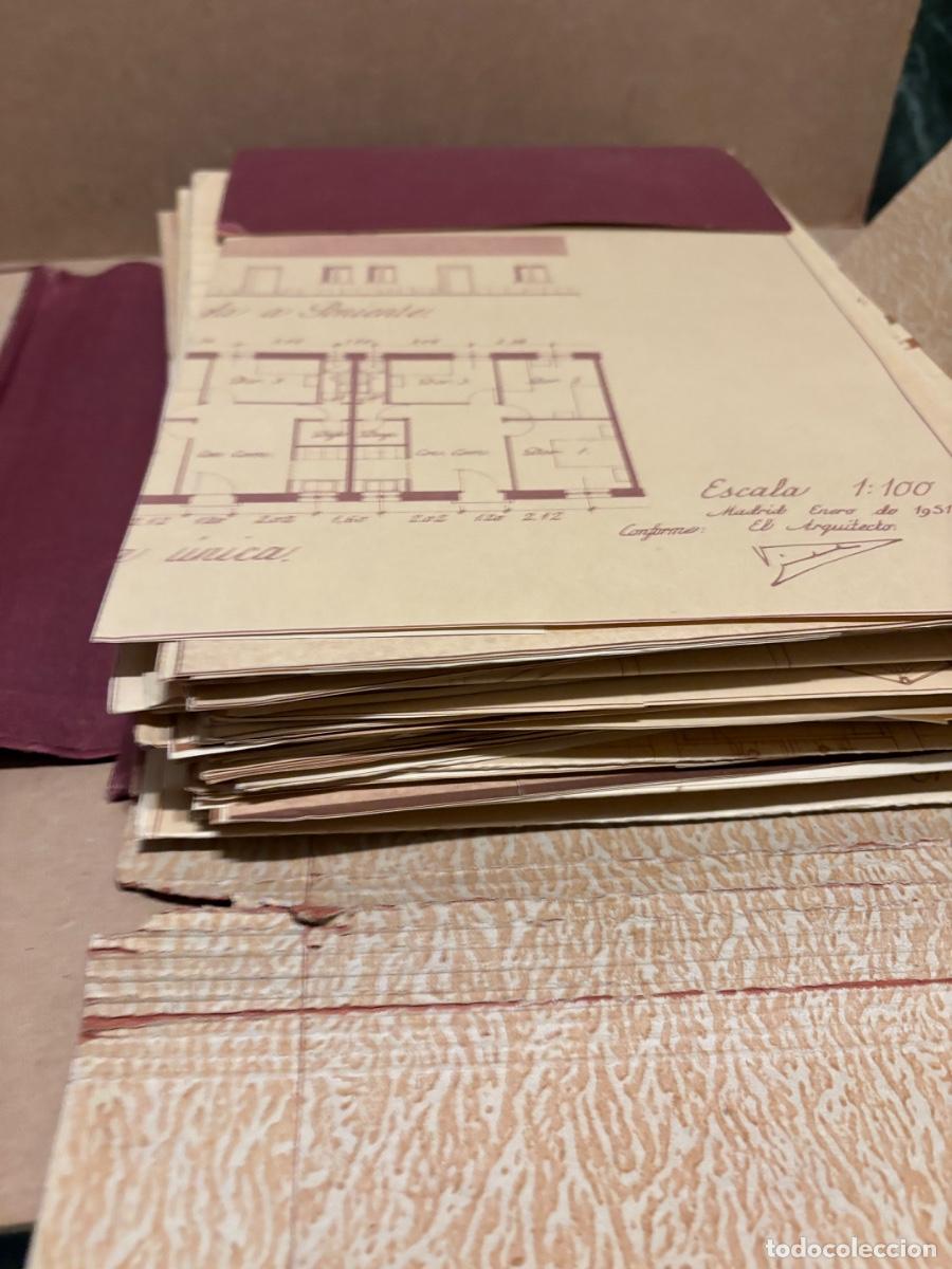 Libros de segunda mano: Carpetas con planos de arquitectura. - Foto 4