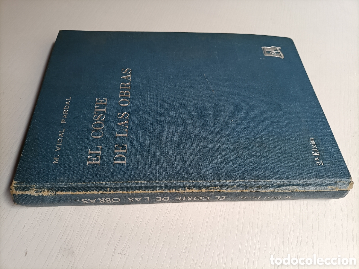 Libros de segunda mano: El coste de las obras. Manuel Vidal Pardal - Foto 1