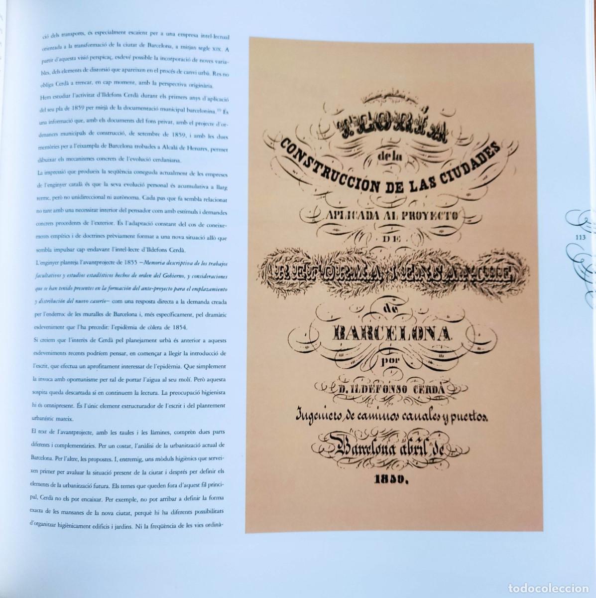 Libros de segunda mano: TREBALLS SOBRE CERD&Agrave; I EL SEU EIXAMPLE A BARCELONA - Textos en catal&aacute;n e ingl&eacute;s - Foto 8