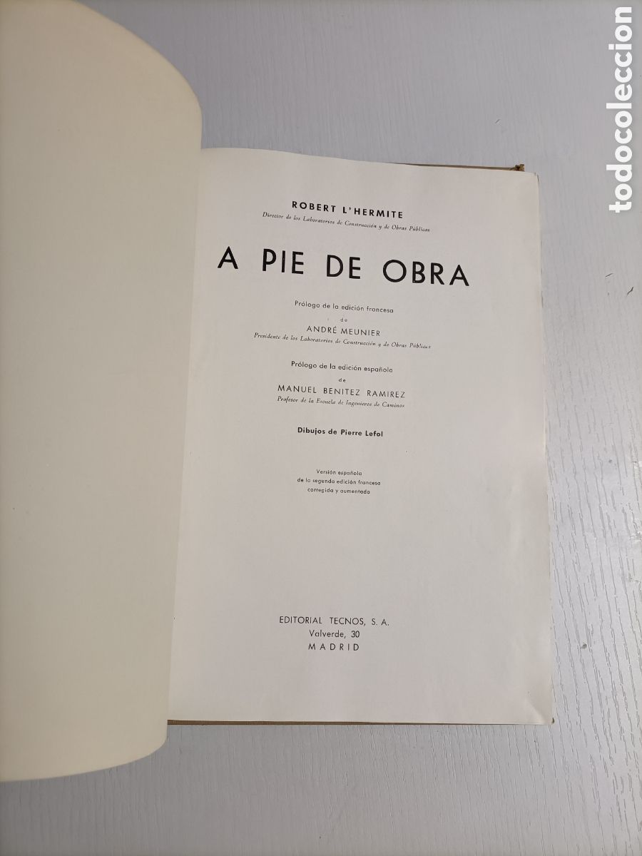 Libros de segunda mano: A pie de obra Robert L hermite - Foto 7