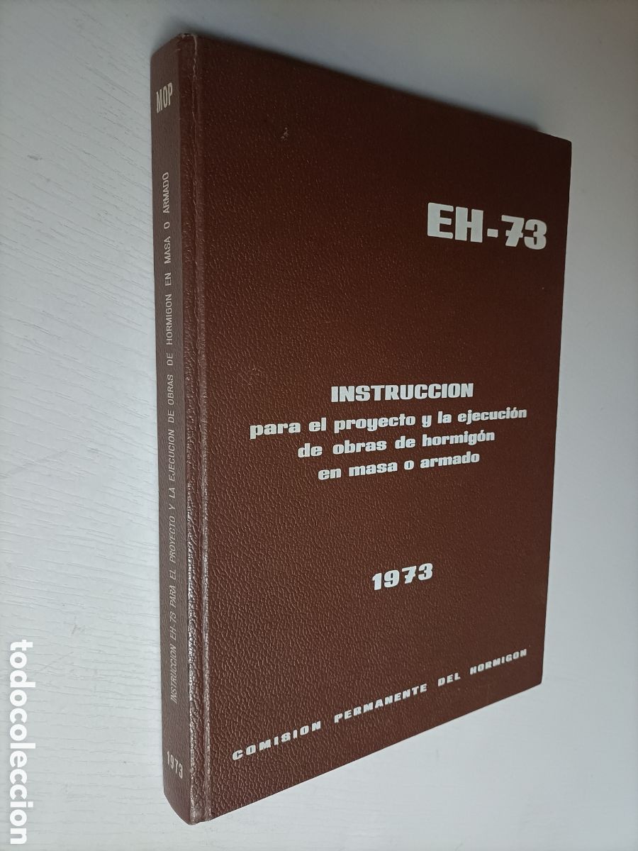 Gebrauchte B&uuml;cher: Instrucci&oacute;n EH-73 para el proyecto y la ejecuci&oacute;n de obras de hormig&oacute;n en masa o armado