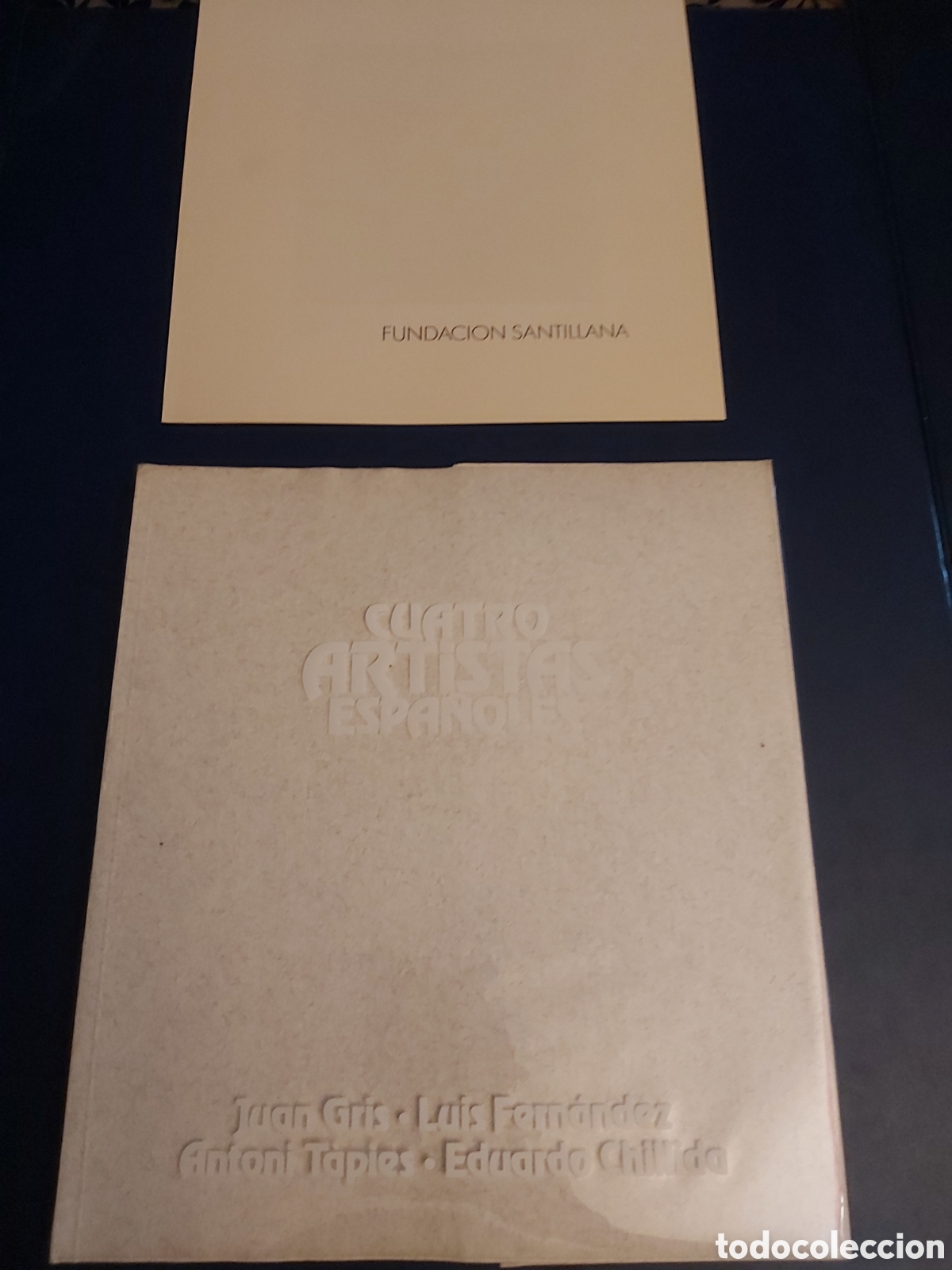 Livres d'occasion: QUELA LIBRO. CUATRO ARTISTAS ESPA&Ntilde;OLES GRIS - FERN&Aacute;NDEZ- TAPIES - CHILLIDA FUNDACI&Oacute;N SANTILLANA