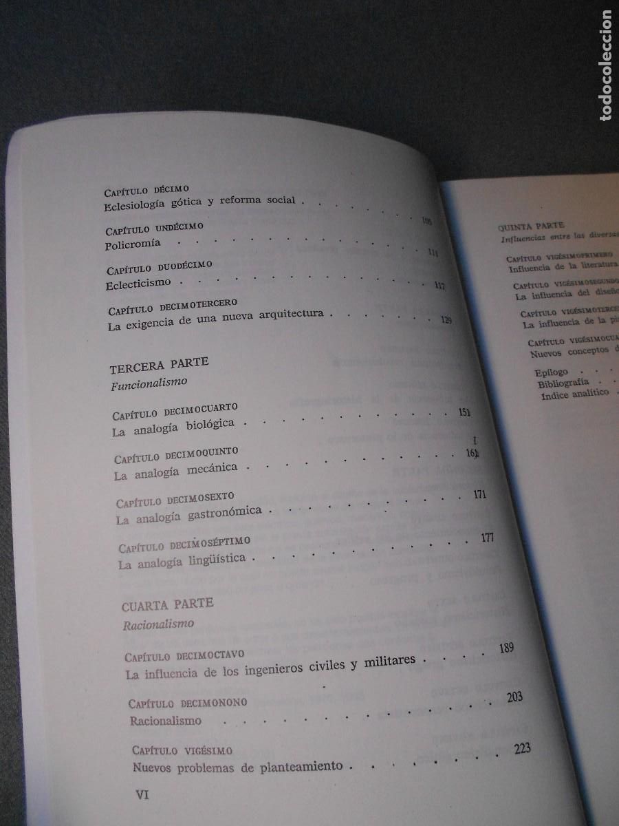 Libros de segunda mano: LOS IDEALES DE LA ARQUITECTURA MODERNA - Foto 4