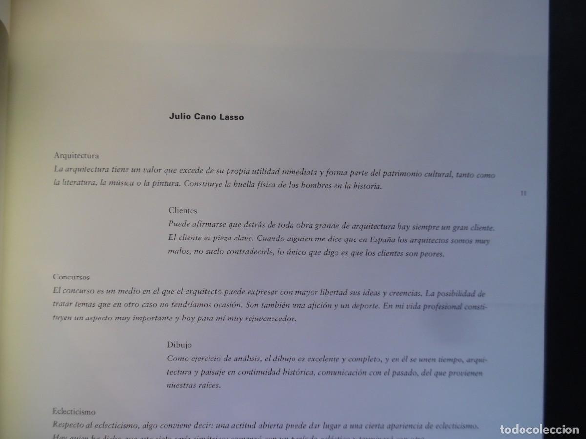 Libros de segunda mano: Julio Cano Lasso. Arquitectos, n&ordm; 123 - Foto 6