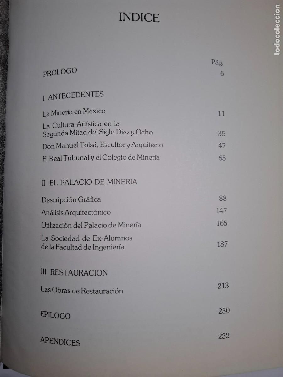 Libros de segunda mano: EL PALACIO DE MINERIA - Foto 6