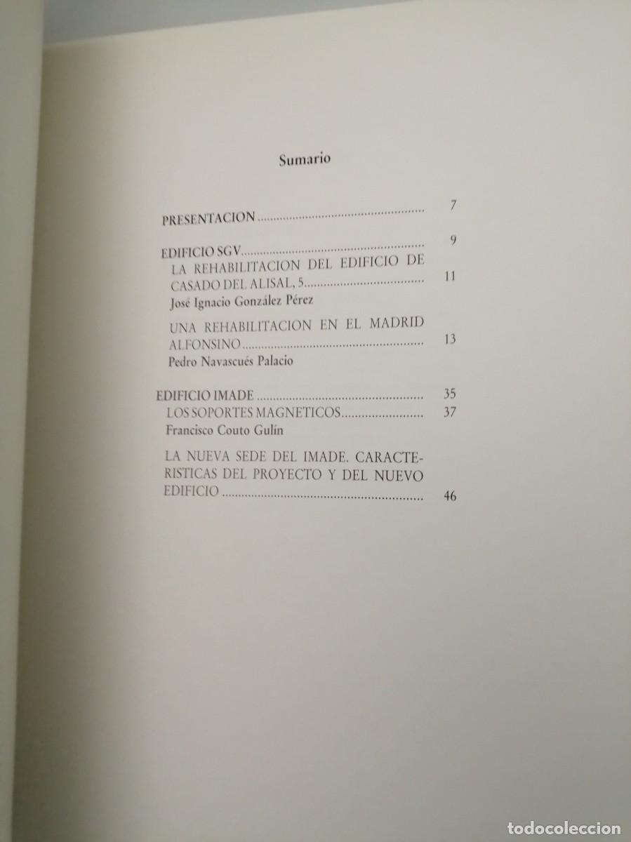 Libros de segunda mano: Rehabilitaci&oacute;n de dos edificios administrativos en Madrid: IMADE y SGV - Foto 6