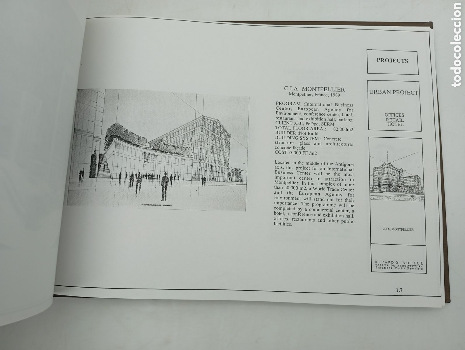 Libros de segunda mano: RARO ejemplar obras planos de Ricardo Bofill - Foto 4