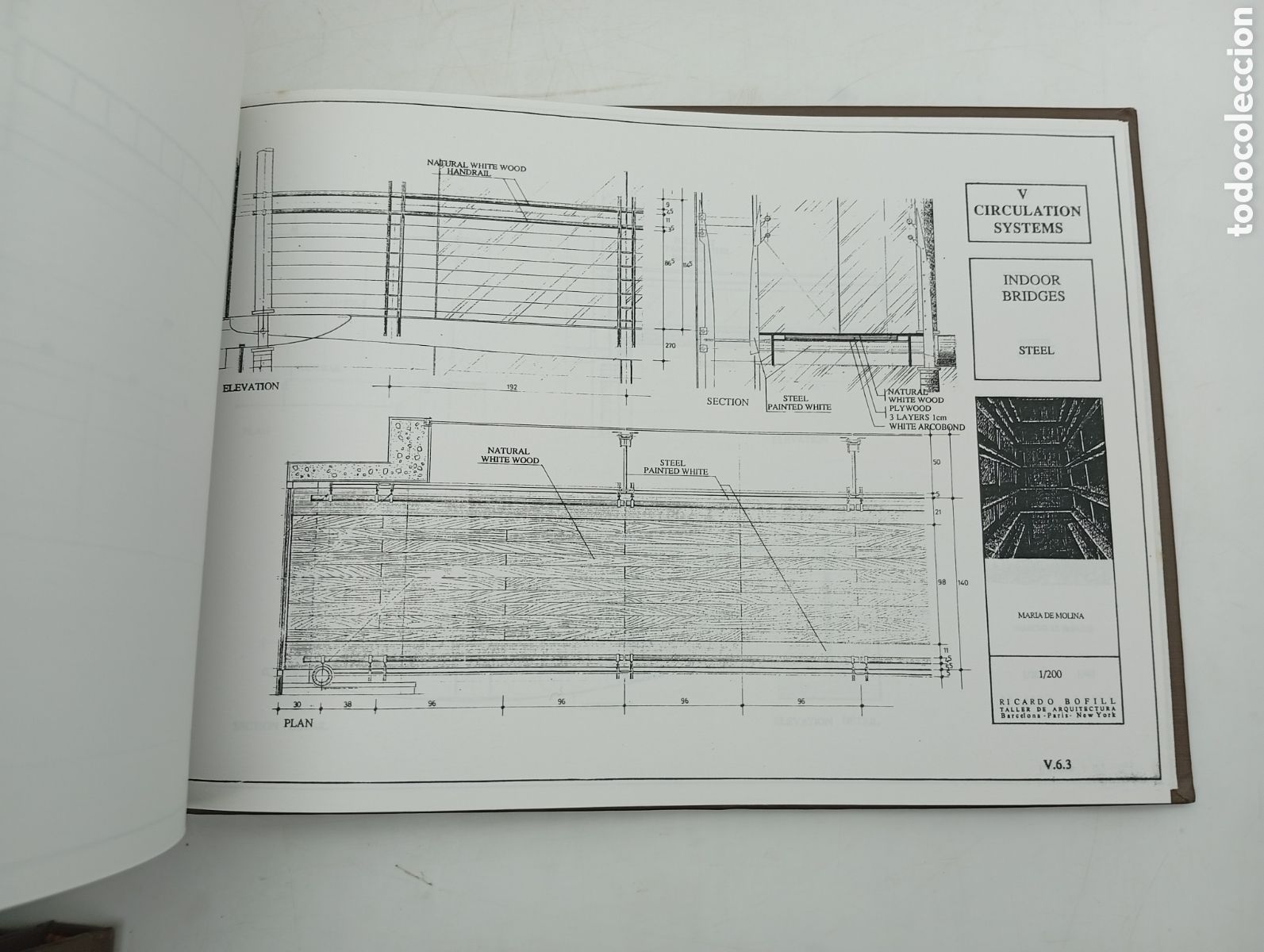 Libros de segunda mano: RARO ejemplar obras planos de Ricardo Bofill - Foto 14