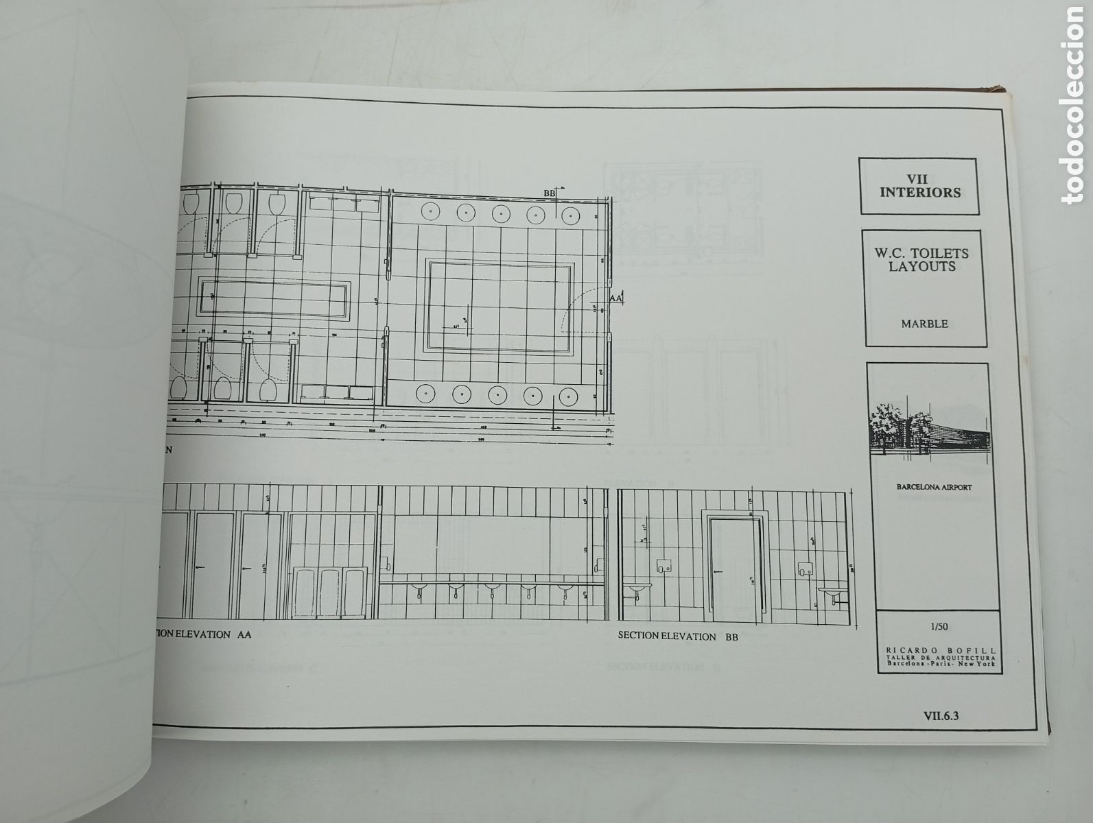 Libros de segunda mano: RARO ejemplar obras planos de Ricardo Bofill - Foto 18