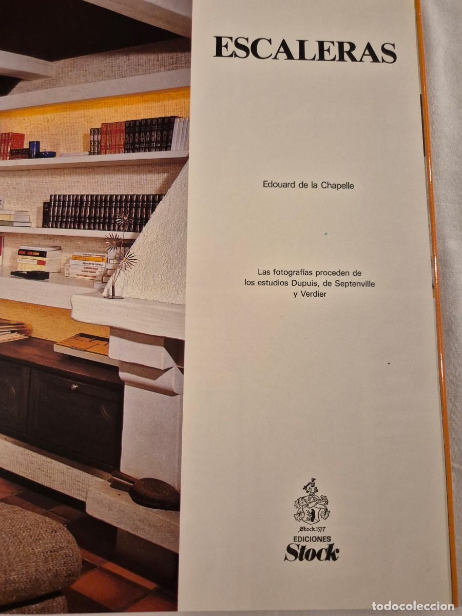 Libros de segunda mano: ESCALERAS. EDOUART DE LA CHAPELLE. - Foto 3