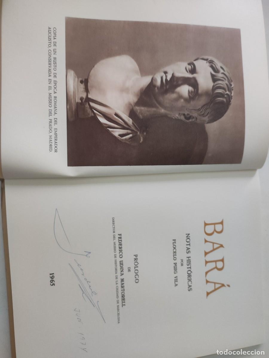 Libros de segunda mano: Bara. Notas hist&oacute;ricas. Flocelo Puig Vila. - Foto 3