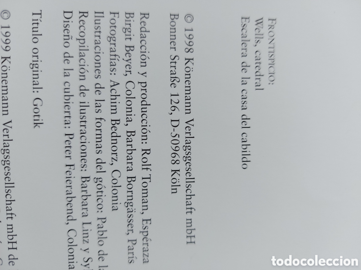 Libros de segunda mano: LIBRO DEL GOTICO a&ntilde;o 1998 - Foto 2
