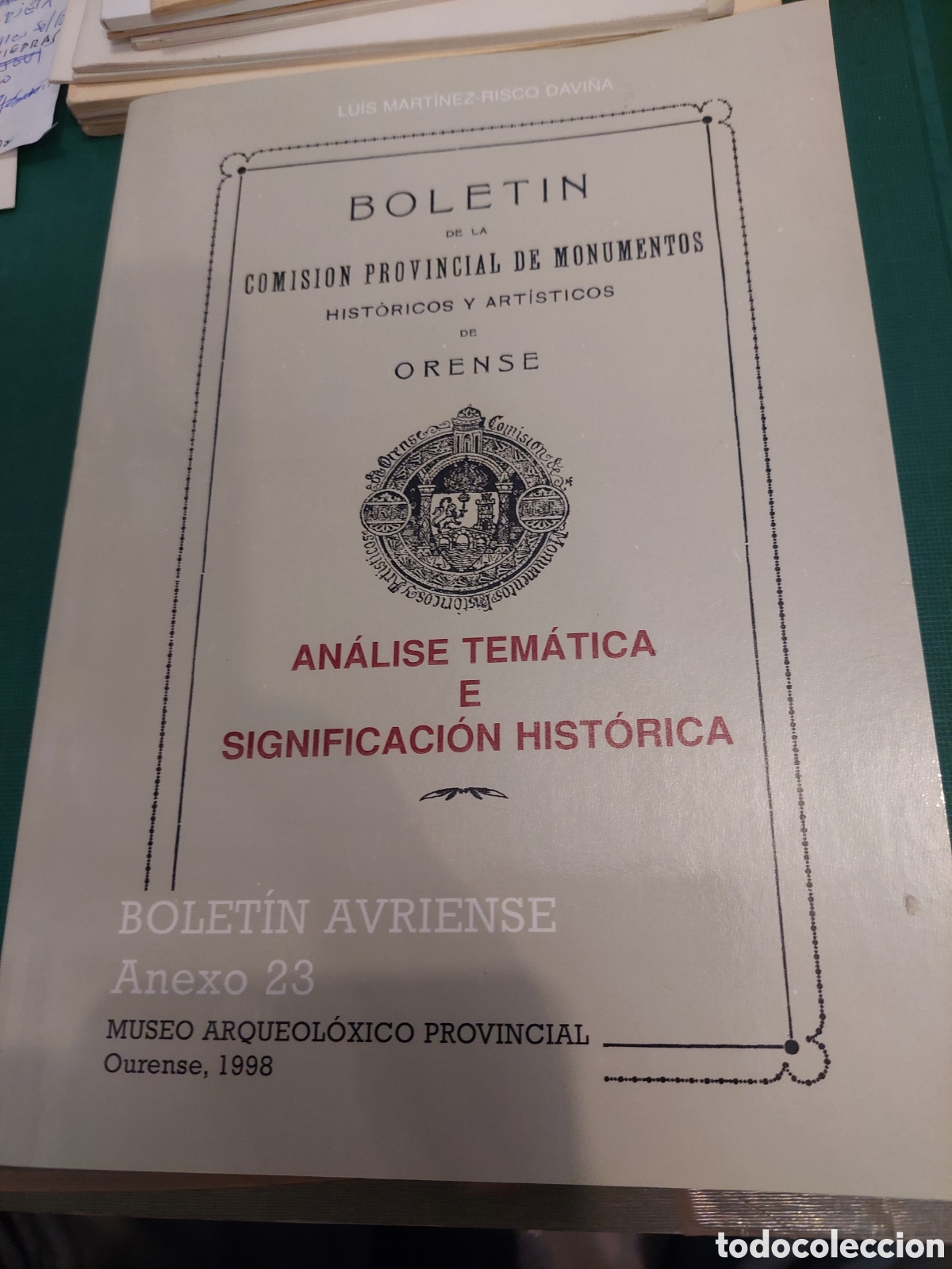 Second hand books: Orense 1998 noketin monumentos anexo 23