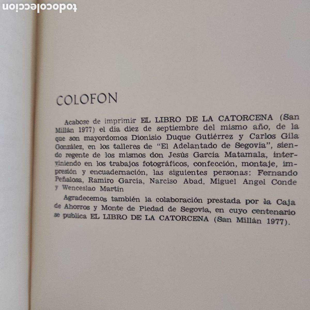 Libros de segunda mano: El libro de la Catorcena - San Mill&aacute;n 1977 - Foto 7