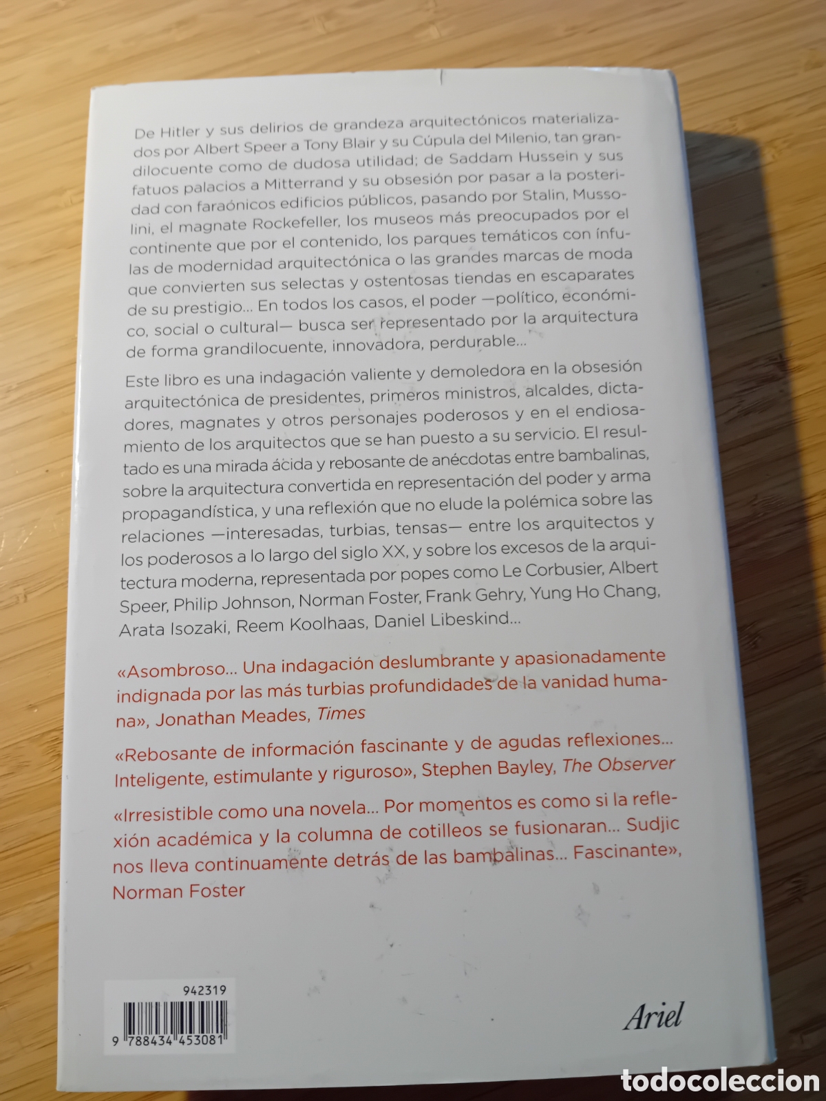 Libros de segunda mano: La arquitectura del poder. Como ricos y poderosos dan forma al mundo - Deyan Sudjic (Ariel 2007) - Foto 2