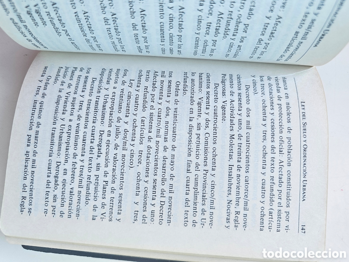 Libros de segunda mano: Libro Legislaci&oacute;n del suelo 1979 - Foto 6