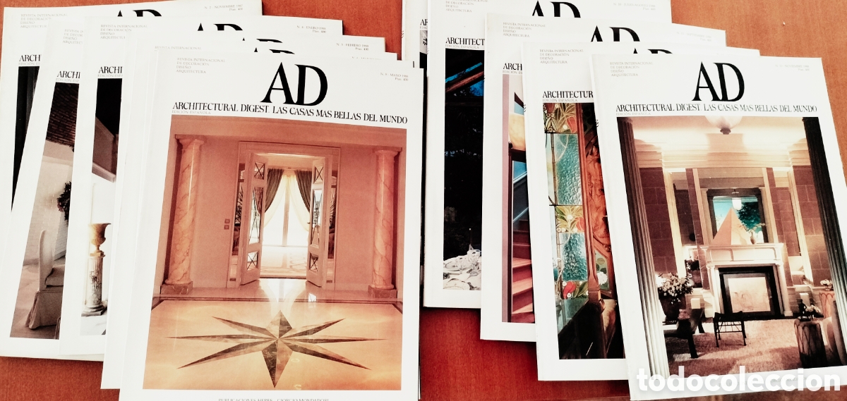 Libros de segunda mano: AD Architectura Digest. Las Casas M&aacute;s Bellas del Mundo